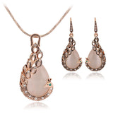 Luxury Peacock Jewelry Set Design