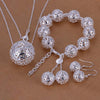 Exquisite Silver-Plated 3D Ball Jewelry